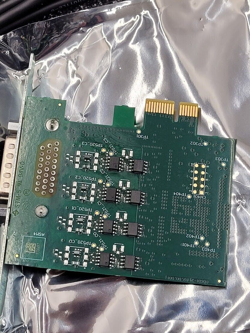 Kvaser PCIEcan 4xHS 73-30130-00683-6 CAN Network PCI CAN FD Card w/ Cable