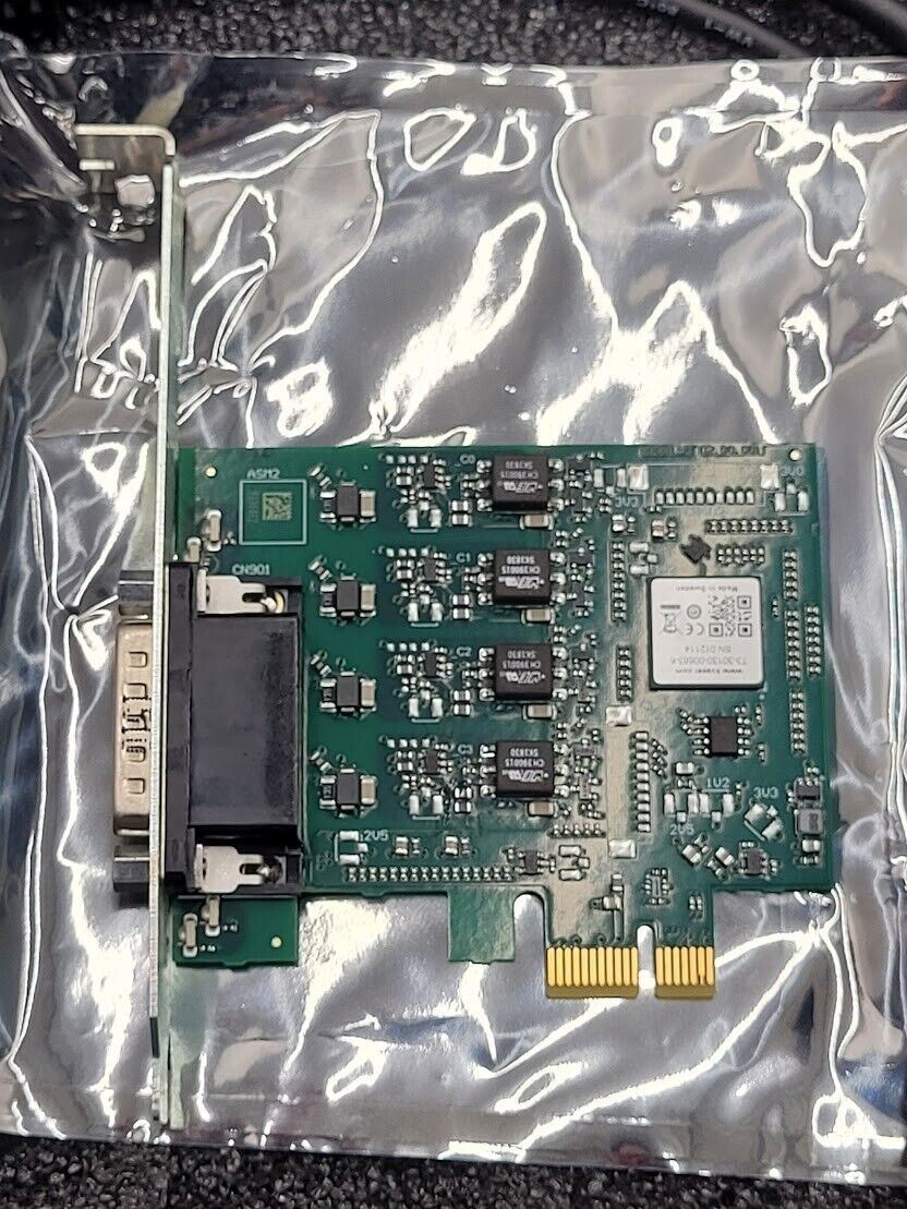 Kvaser PCIEcan 4xHS 73-30130-00683-6 CAN Network PCI CAN FD Card w/ Cable