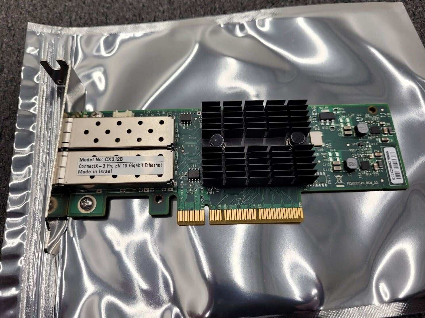 MCX312B-XCCT Mellanox CX312B ConnectX-3 PRO EN 10Gbe NIC Low Profile