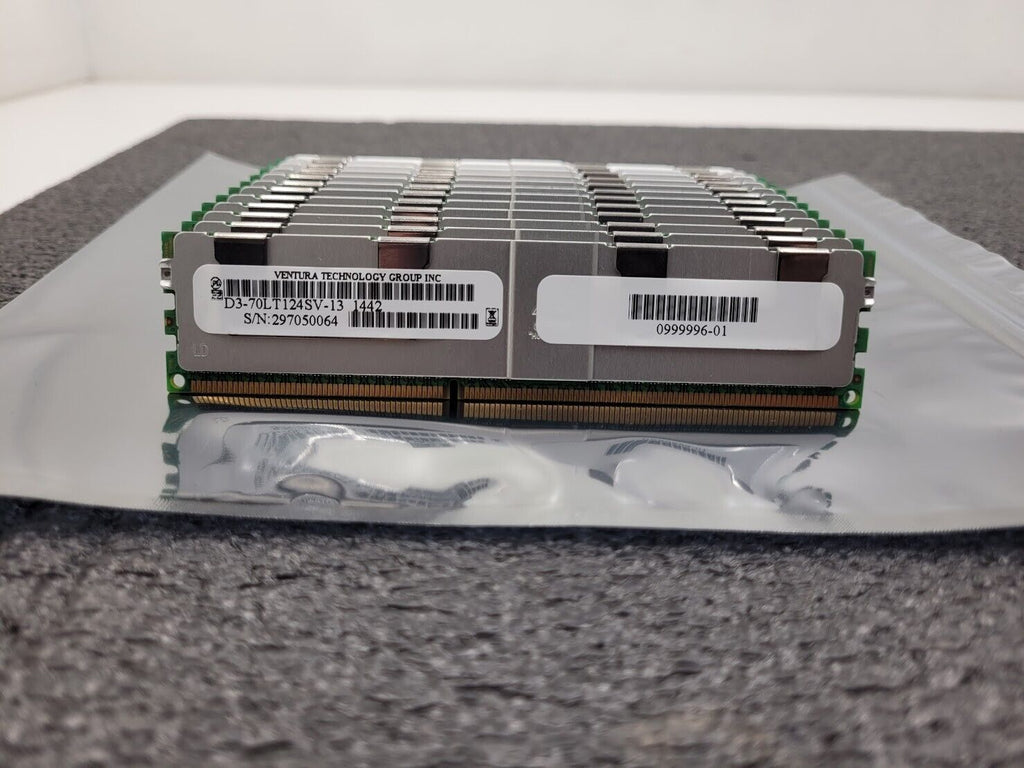 512GB Lot of 16x DDR3 32GB ECC Ventura D3-70LT124SV-13 4Rx4 PC3-14900L Ram