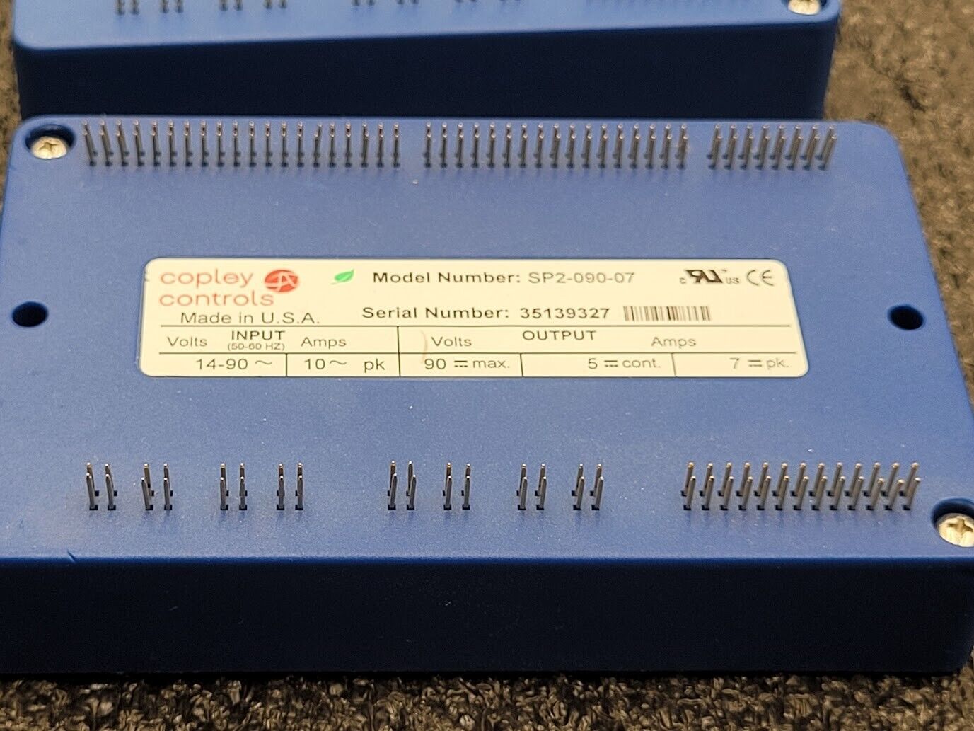 Lot of 2 Copley Controls SP2-090-07 CANopen Stepper Dual Motor Controllers