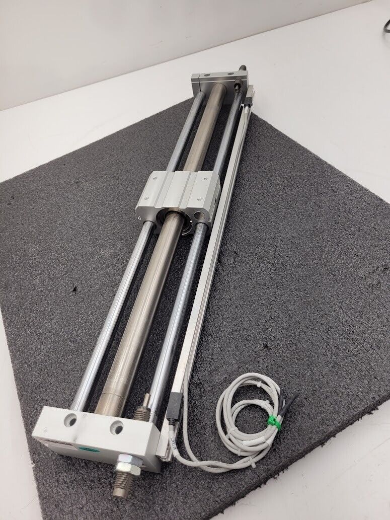 SMC CDY1S25H-510B 100PSI Linear Slide Guide Cylinder w/ D-F79 Sensors, Stops