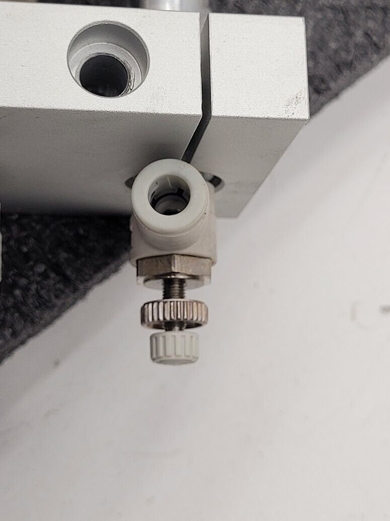 SMC CDY1S25H-510B 100PSI Linear Slide Guide Cylinder w/ D-F79 Sensors, Stops