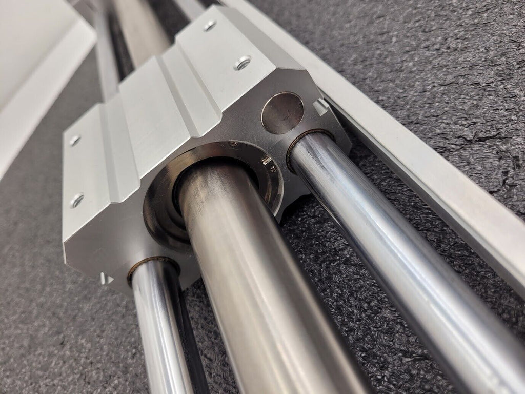 SMC CDY1S25H-510B 100PSI Linear Slide Guide Cylinder w/ D-F79 Sensors, Stops