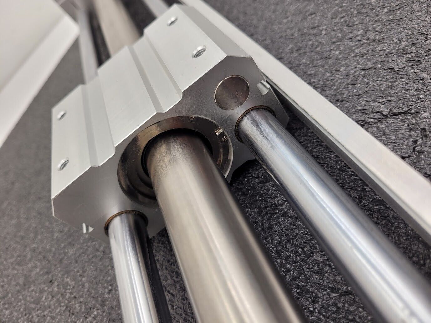 SMC CDY1S25H-510B 100PSI Linear Slide Guide Cylinder w/ D-F79 Sensors, Stops