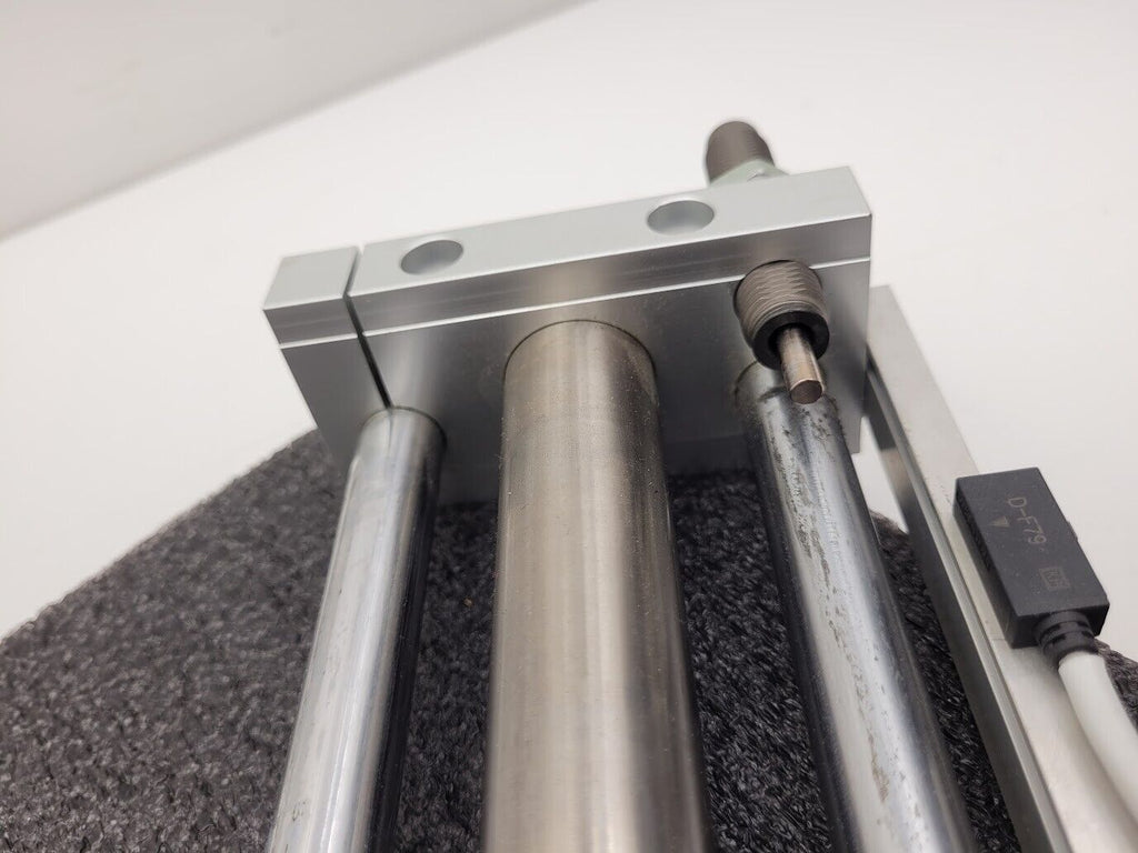SMC CDY1S25H-510B 100PSI Linear Slide Guide Cylinder w/ D-F79 Sensors, Stops