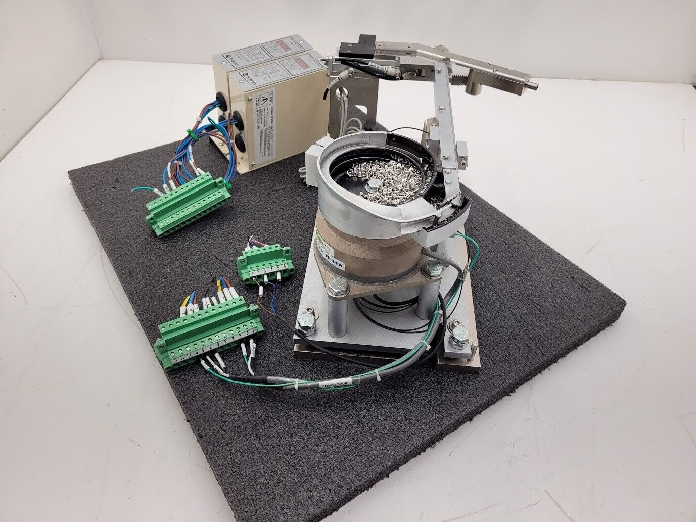Sanki Piezo Vibratory Feeder Bowl + In-Line Systems PEF-110iL PEF-L25H P1111 x2