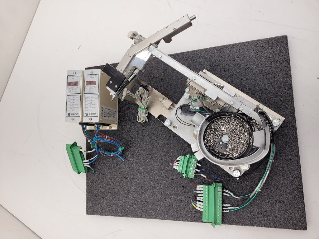 Sanki Piezo Vibratory Feeder Bowl + In-Line Systems PEF-110iL PEF-L25H P1111 x2
