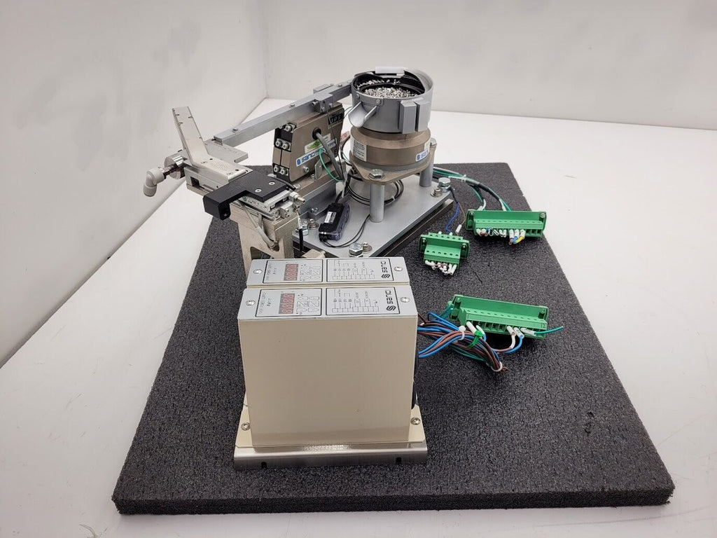 Sanki Piezo Vibratory Feeder Bowl + In-Line Systems PEF-110iL PEF-L25H P1111 x2