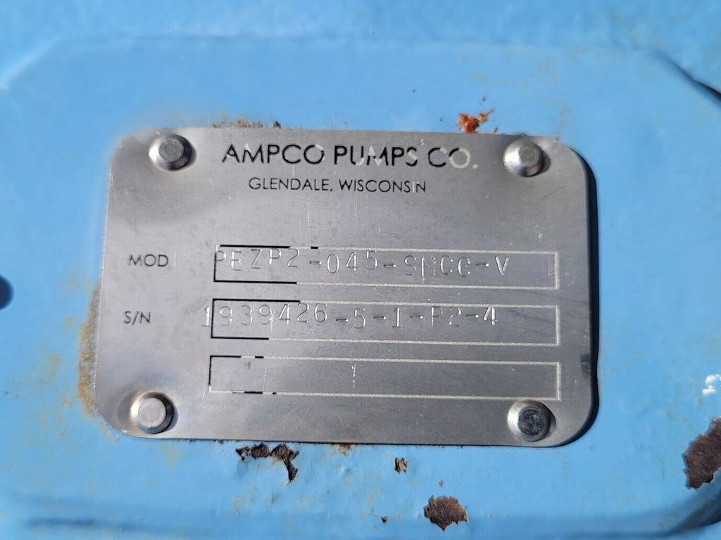 Ampco PEZP2-045-SMCC-V SPX 045 U2 Stainless Steel PD Positive Displacement Pump