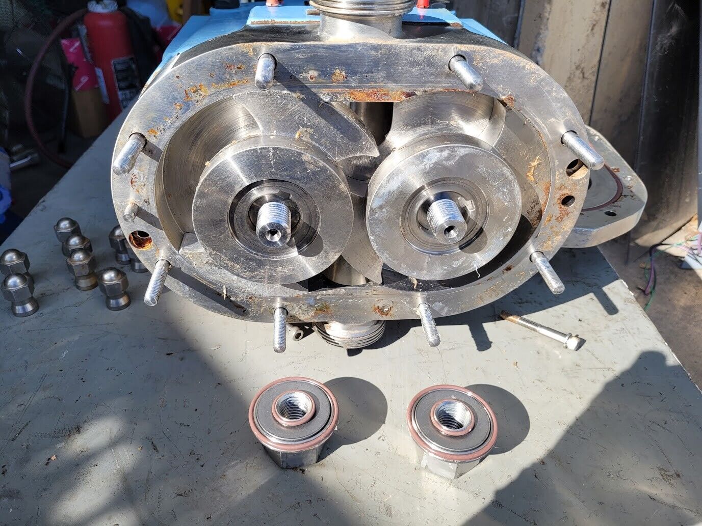 Ampco PEZP2-045-SMCC-V SPX 045 U2 Stainless Steel PD Positive Displacement Pump