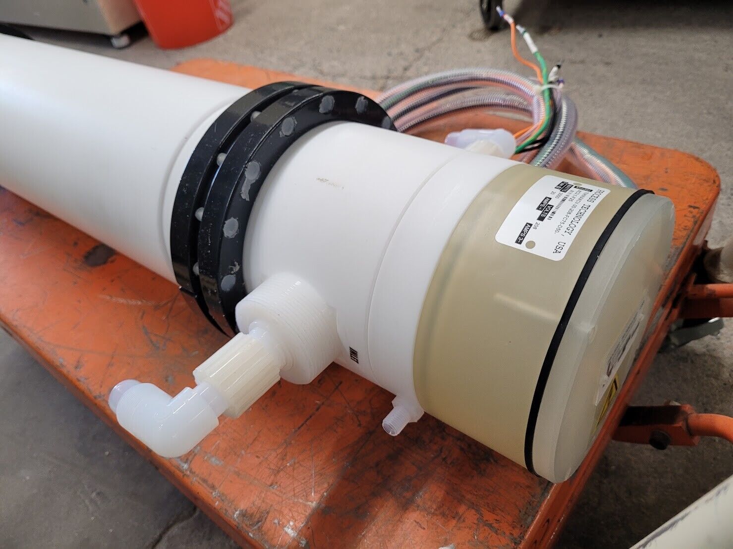 Process Technology Fluoropolymer In-Line Chemical Heater 3000W 3Kw 208V 1Ph