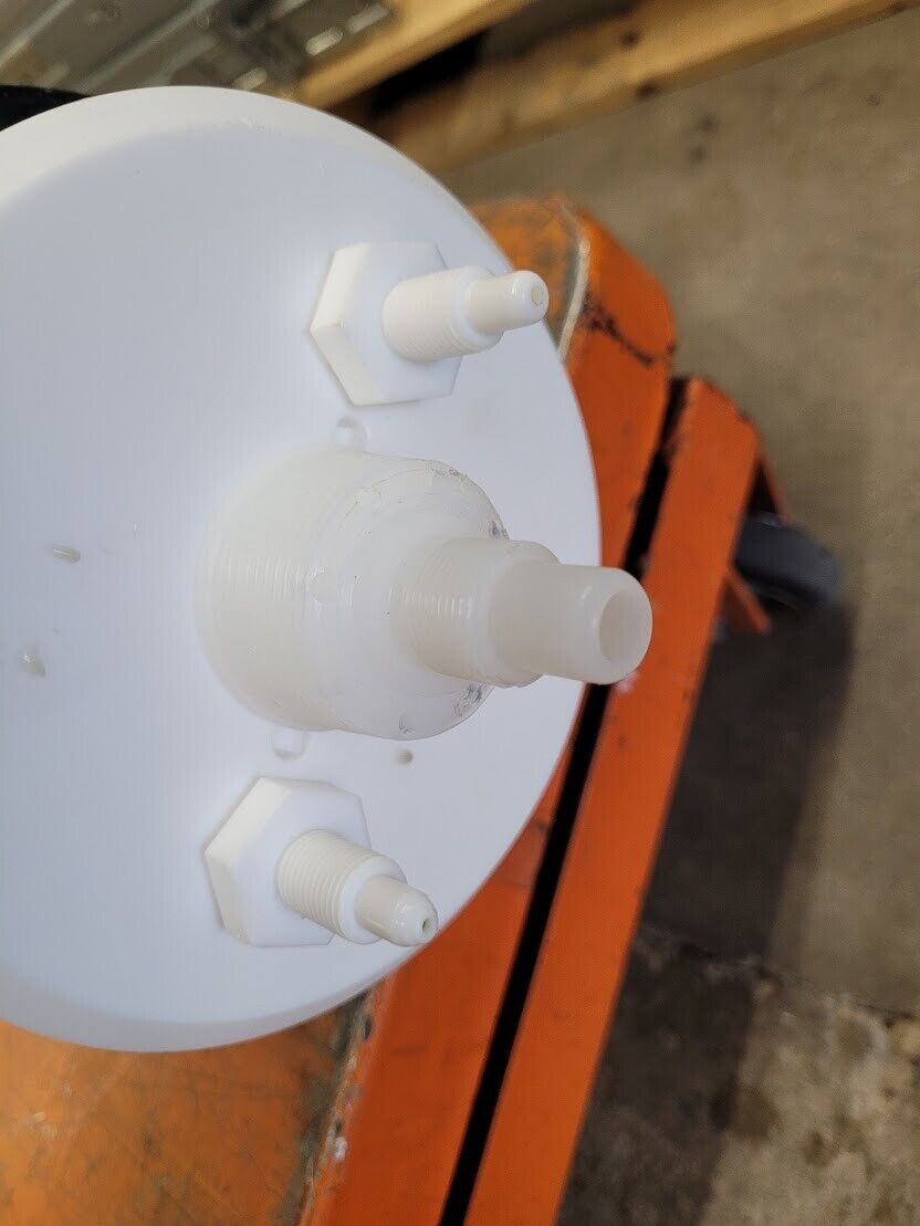 Process Technology Fluoropolymer In-Line Chemical Heater 3000W 3Kw 208V 1Ph