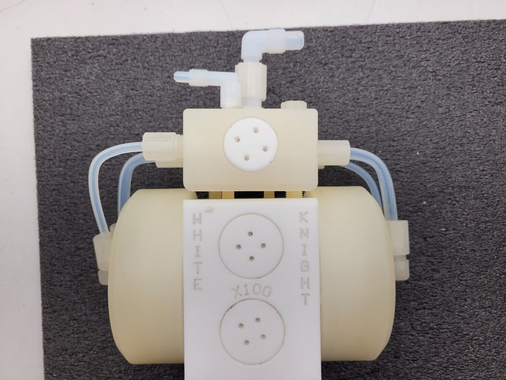 White Knight X100 Pneumatic Air Operated High Purity Chemical Diaphragm Pump