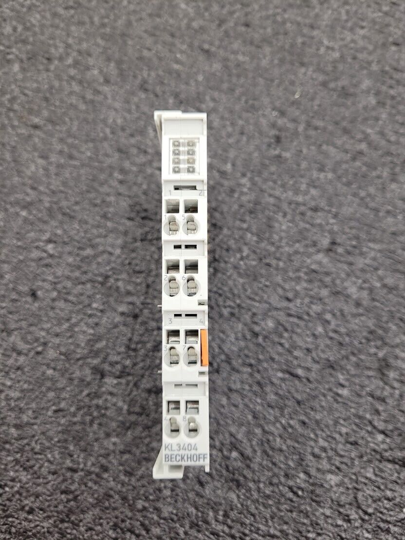 Beckhoff KL3404 4x Analog Input Module +/- 10V min. 130 kOhm, 12 bit, DIN Rail