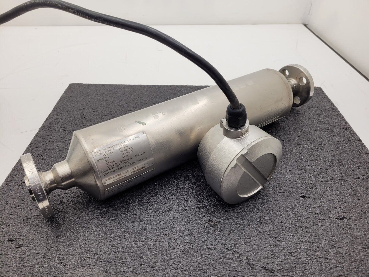 Micro Motion Mass Flow Coriolis Meter Sensor T075T613SABUEZZZ +Transmitter 1/2"