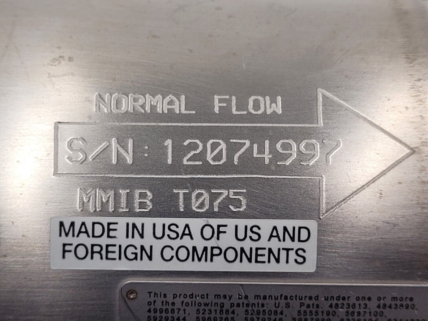 Micro Motion Mass Flow Coriolis Meter Sensor T075T613SABUEZZZ +Transmitter 1/2"