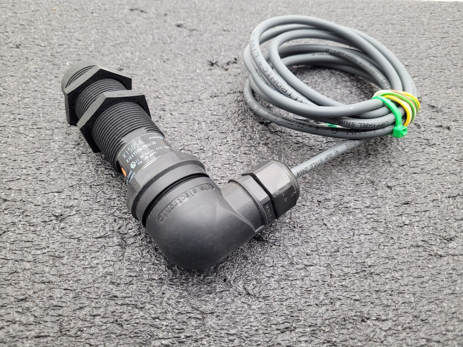 IFM KI505A KIE4150NCPKG/3D Capacitive Sensor 10-30V DC M30 Barrel 15mm Range