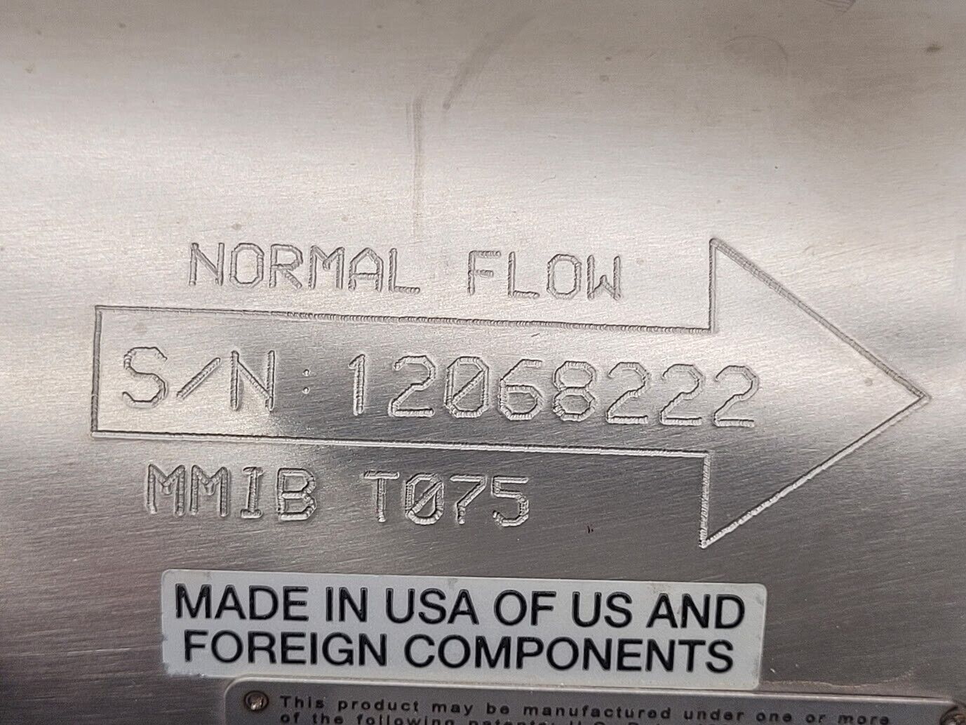 Micro Motion Mass Flow Coriolis Sensor T075T613SABZEZZZZ Transmitter 1/2" Unit C