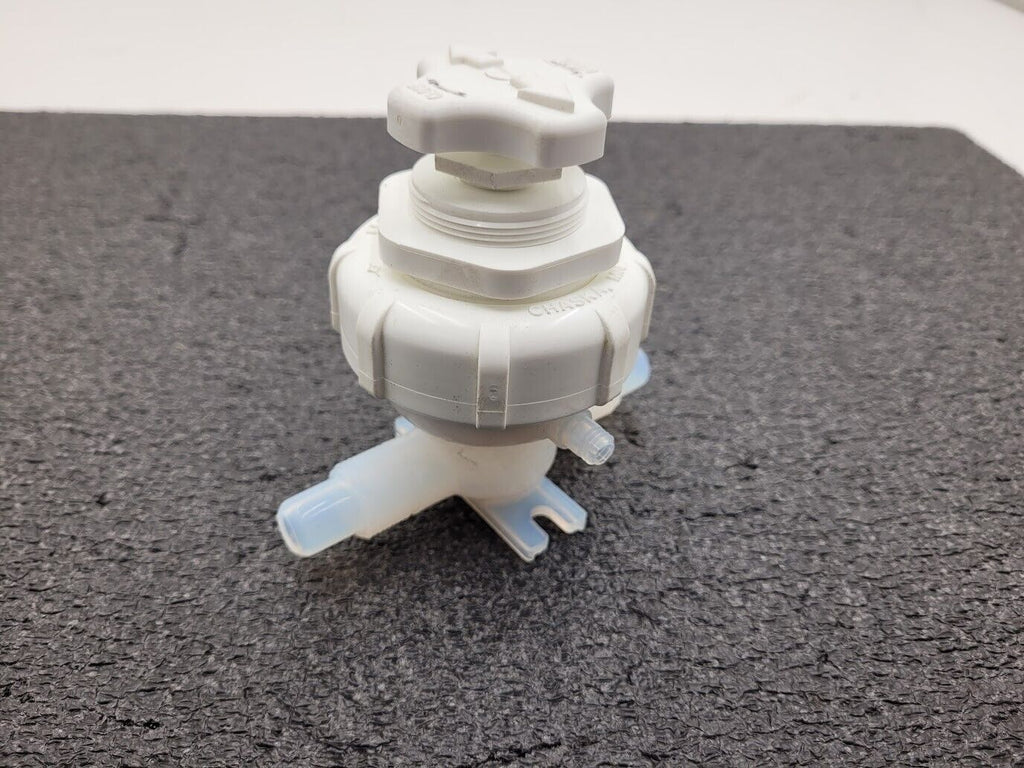 Entegris Fluoroware 201-37-01 2-Way Manual Diaphragm Valve 1/2" Flaretek Fitting