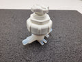Entegris Fluoroware 201-37-01 2-Way Manual Diaphragm Valve 1/2" Flaretek Fitting