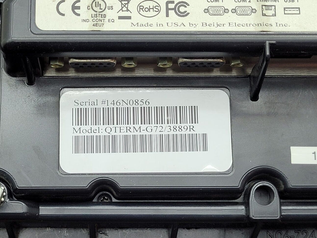 Beijer Electronics QSI QTERM-G72/3889R LCD Widescreen Graphic Touchscreen HMI C