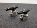 Lot of 2x Whitey SS-44S6 Stainless Steel 1/4 turn Ball Shutoff Valve 2500PSI