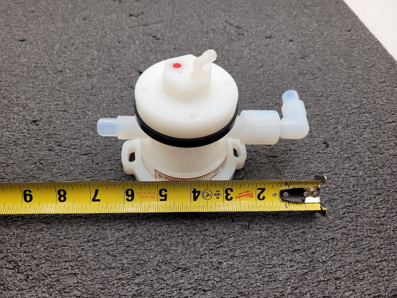 Furon 1112360 High Purity 2-Way Valve 1/2" Flare Pneumatically Actuated