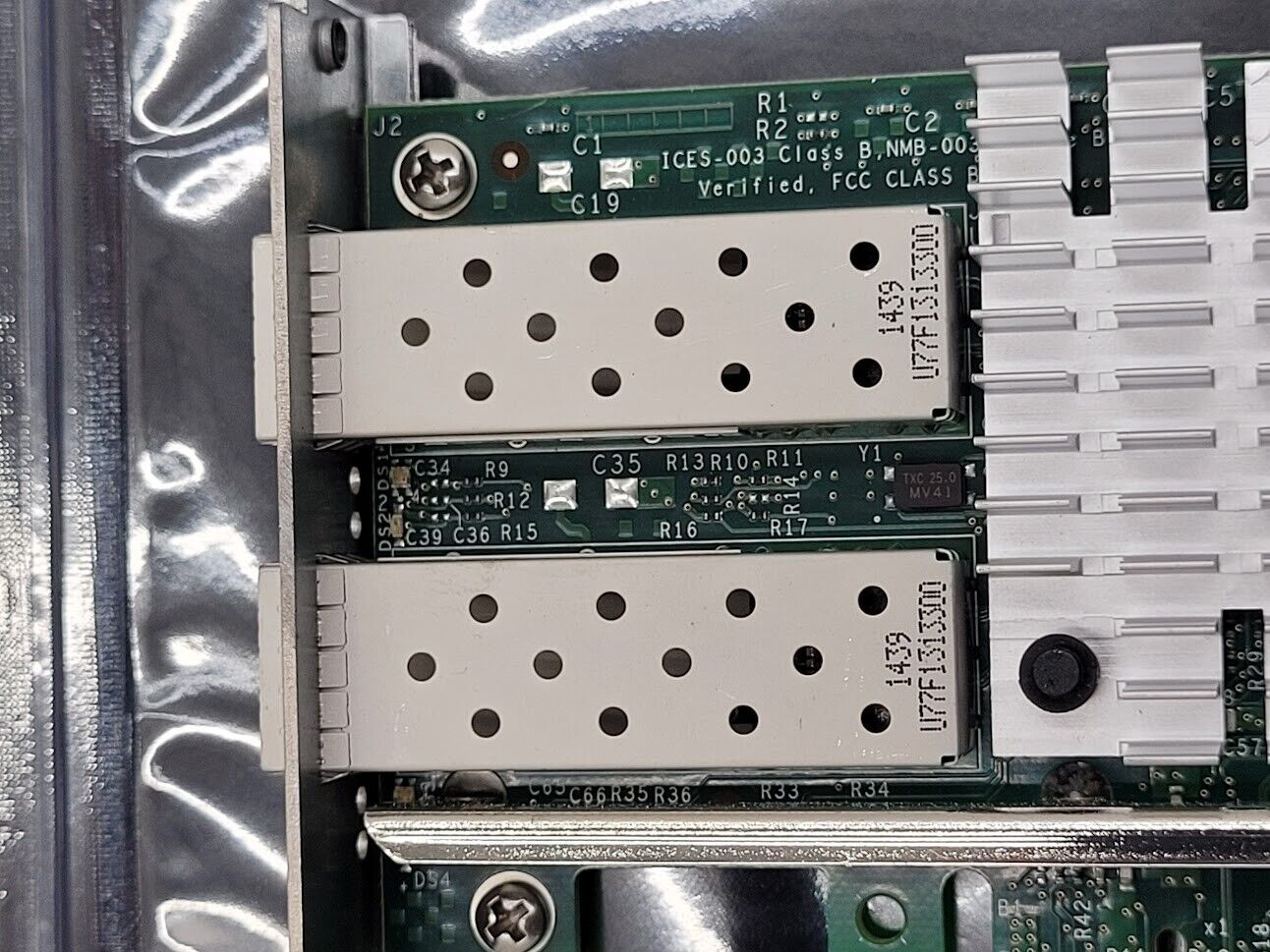 Intel X520-DA2 Dual Port SFP+ 10GbE NIC Adapter Custom Tang PCI