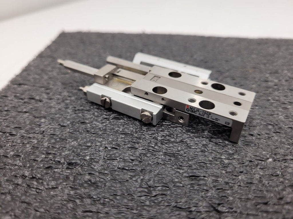 SMC 11-MXJ6-15CP Linear Guided Slide Cylinder Table Cleanroom