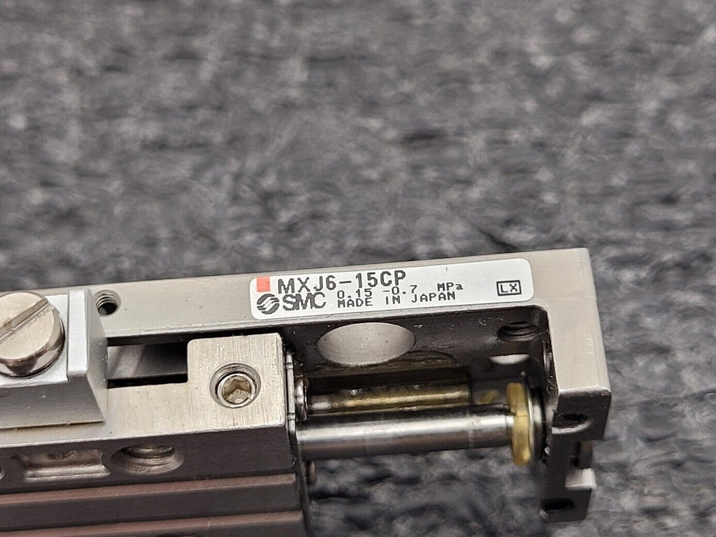 SMC 11-MXJ6-15CP Linear Guided Slide Cylinder Table Cleanroom