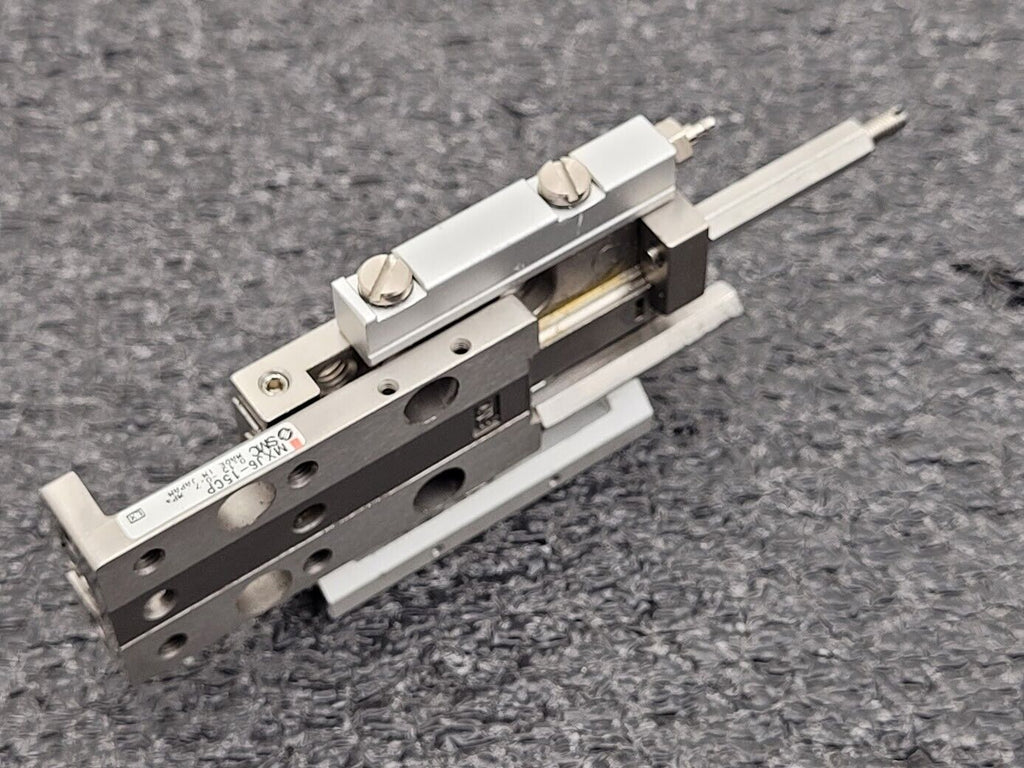 SMC 11-MXJ6-15CP Linear Guided Slide Cylinder Table Cleanroom