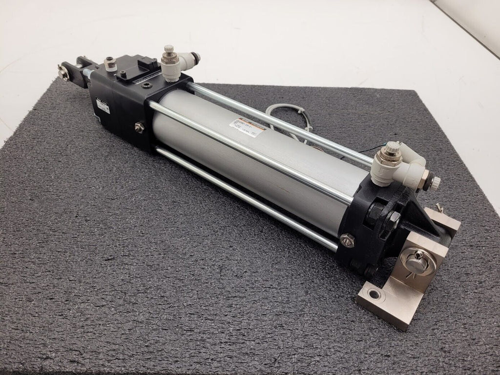 SMC Tie Rod Cylinder w/CLA63-E Lockup Unit CDLACN63-219-E-A53 D-A53 Sensors