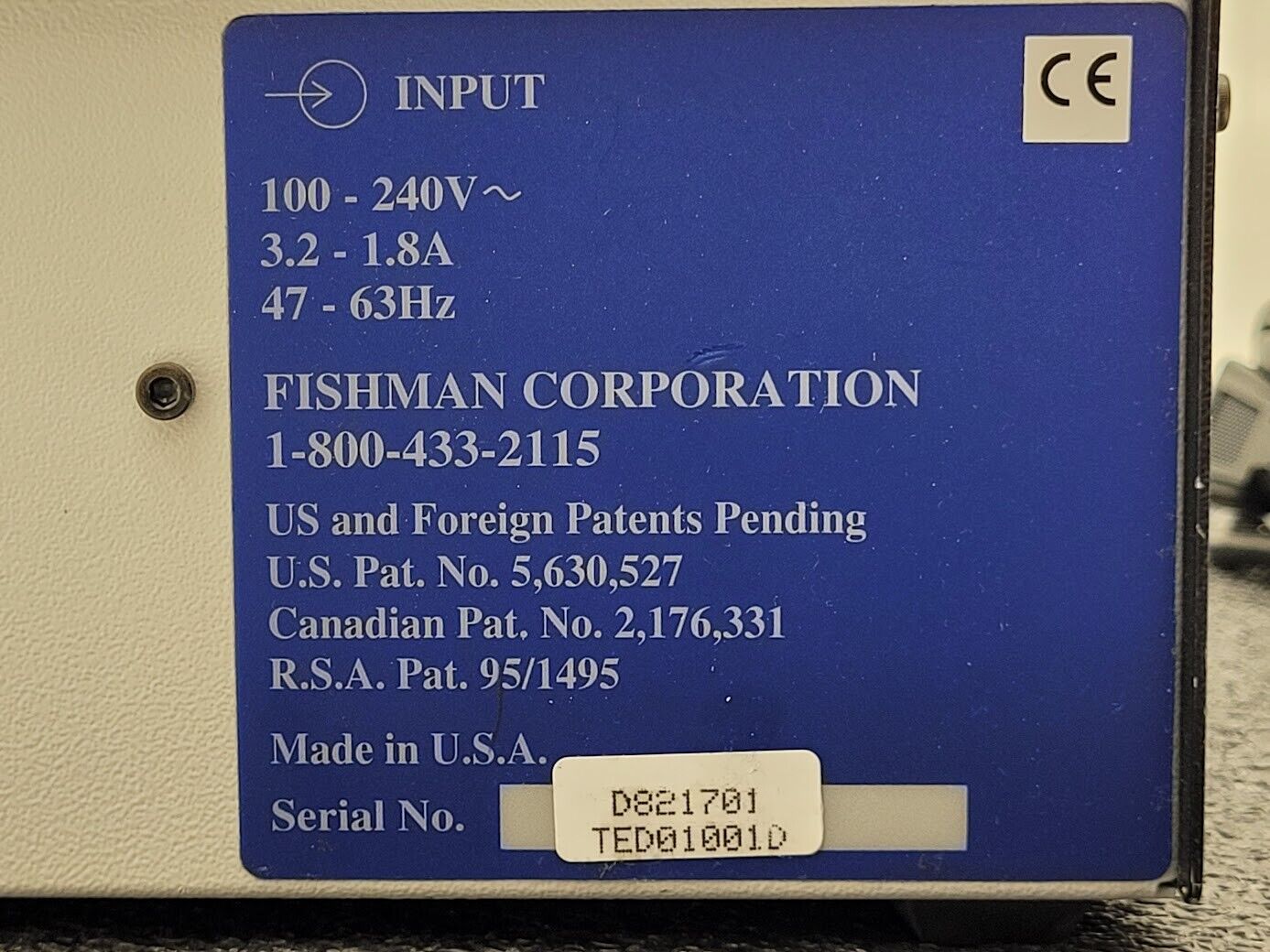 Fishman LDS9000 Linear Epoxy Dispensing System Fishman Mdav Tested Working