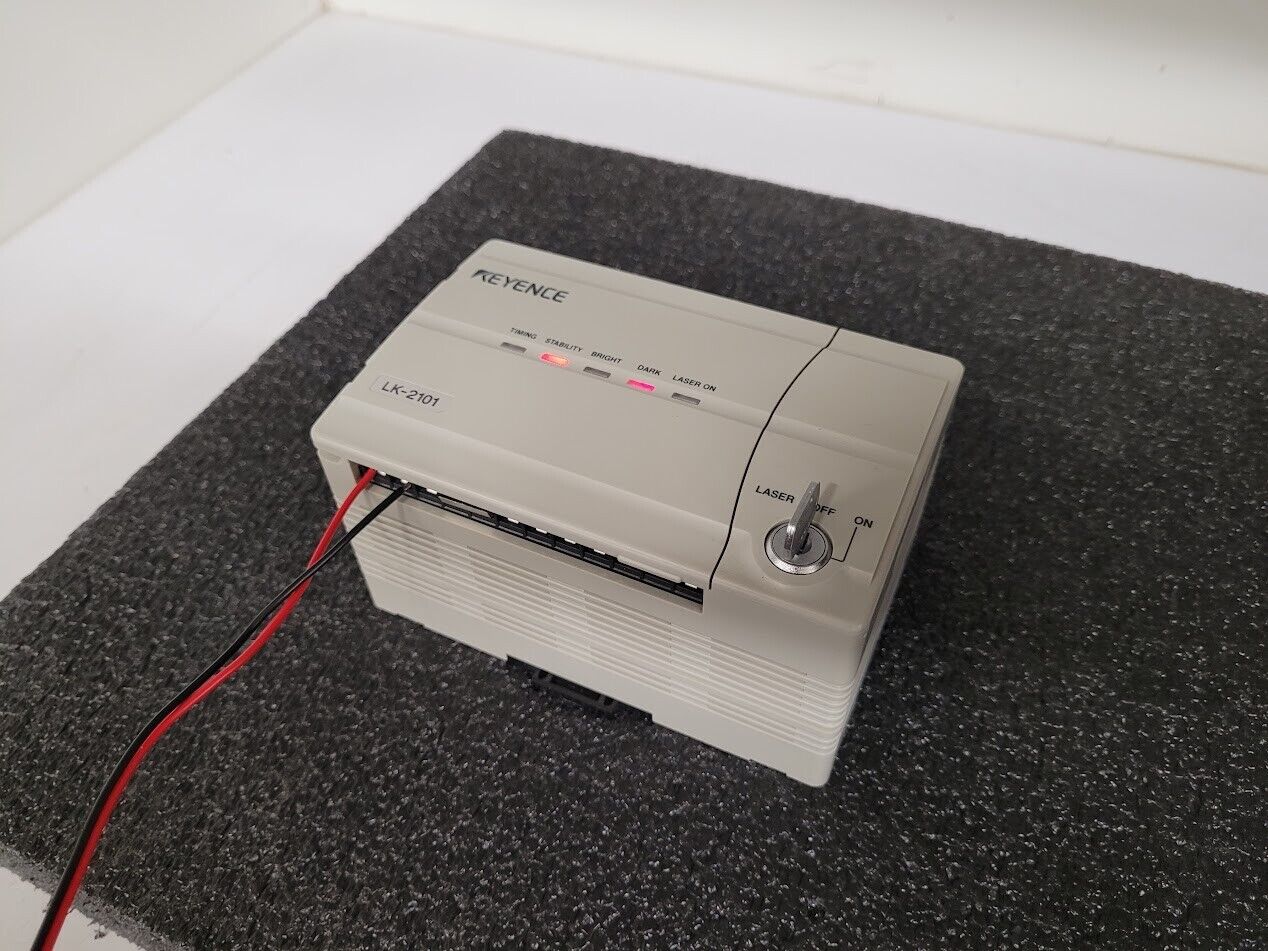 Keyence LK-2101 CCD Laser Displacement Sensor Controller Tested Working Pull