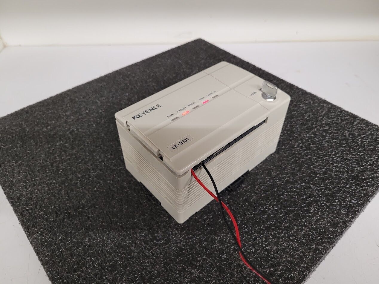 Keyence LK-2101 CCD Laser Displacement Sensor Controller Tested Working Pull