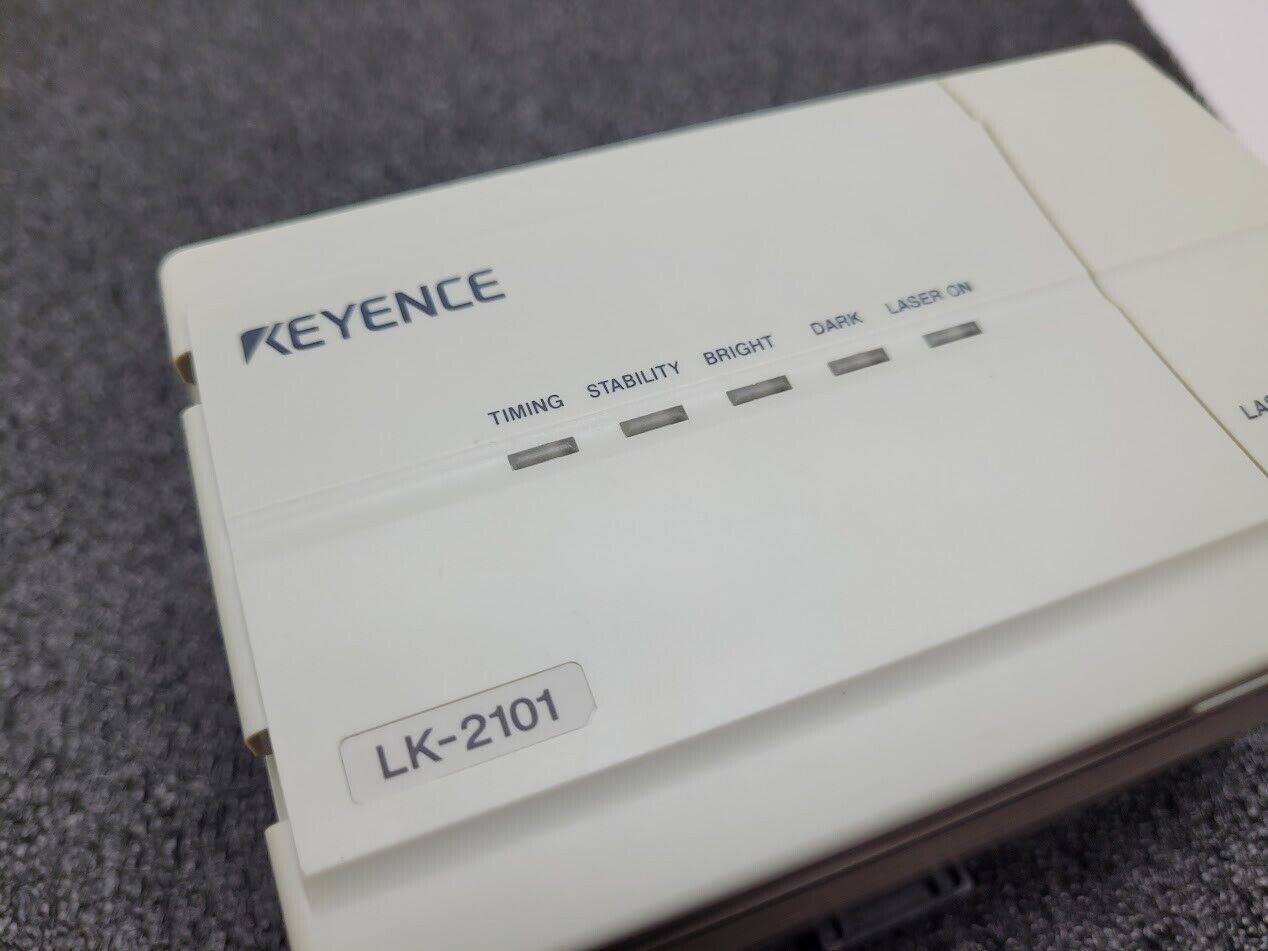 Keyence LK-2101 CCD Laser Displacement Sensor Controller Tested Working Pull