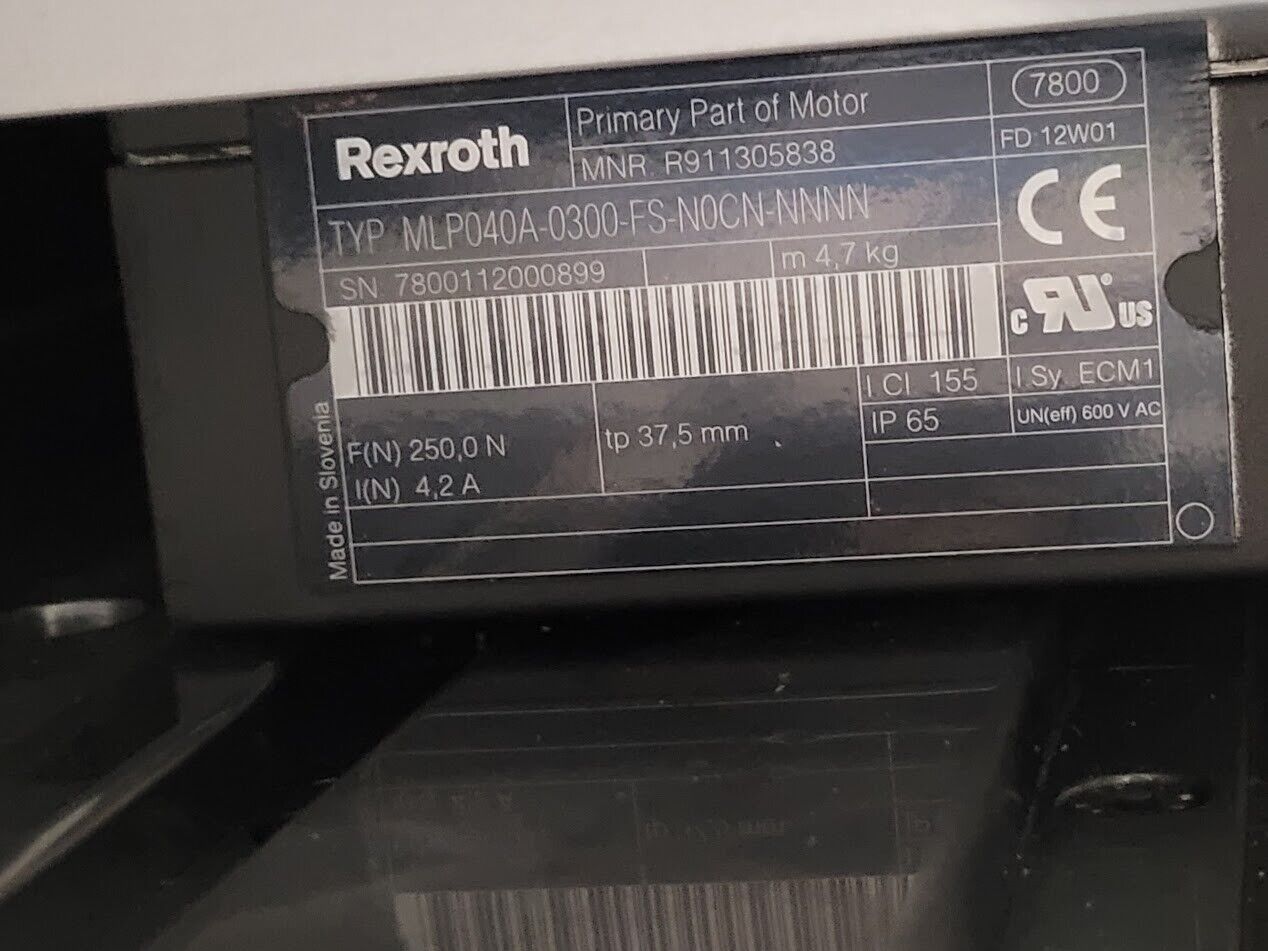 Rexroth Magnetic Linear Actuator Robot 2 Axis Heidenhain AE LC Encoders