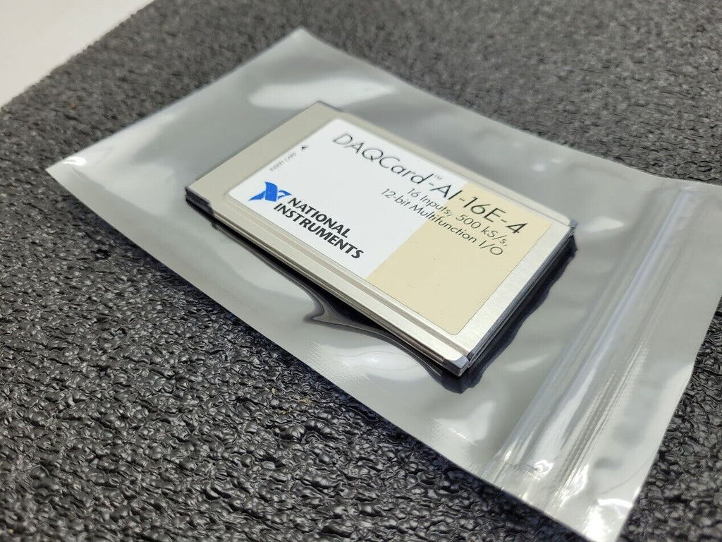 National Instruments NI DAQCard-AI-16E-4 PCMCIA DAQ Card 183262F-01