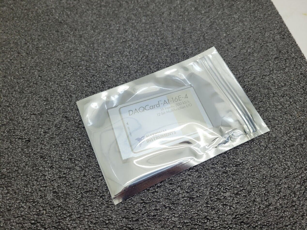 National Instruments NI DAQCard-AI-16E-4 PCMCIA DAQ Card 183262F-01