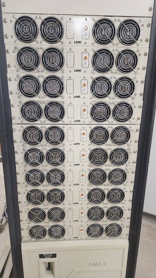 Ling Electronics Cabinet DMA6HB/612-10 Shaker Table Power Amplifier w/612 Field