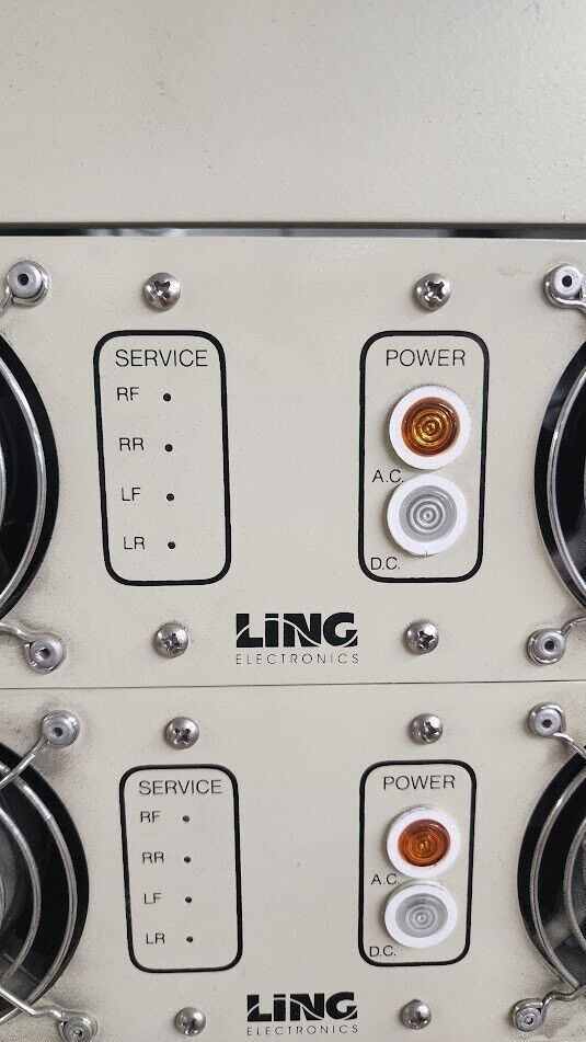 Ling Electronics Cabinet DMA6HB/612-10 Shaker Table Power Amplifier w/612 Field