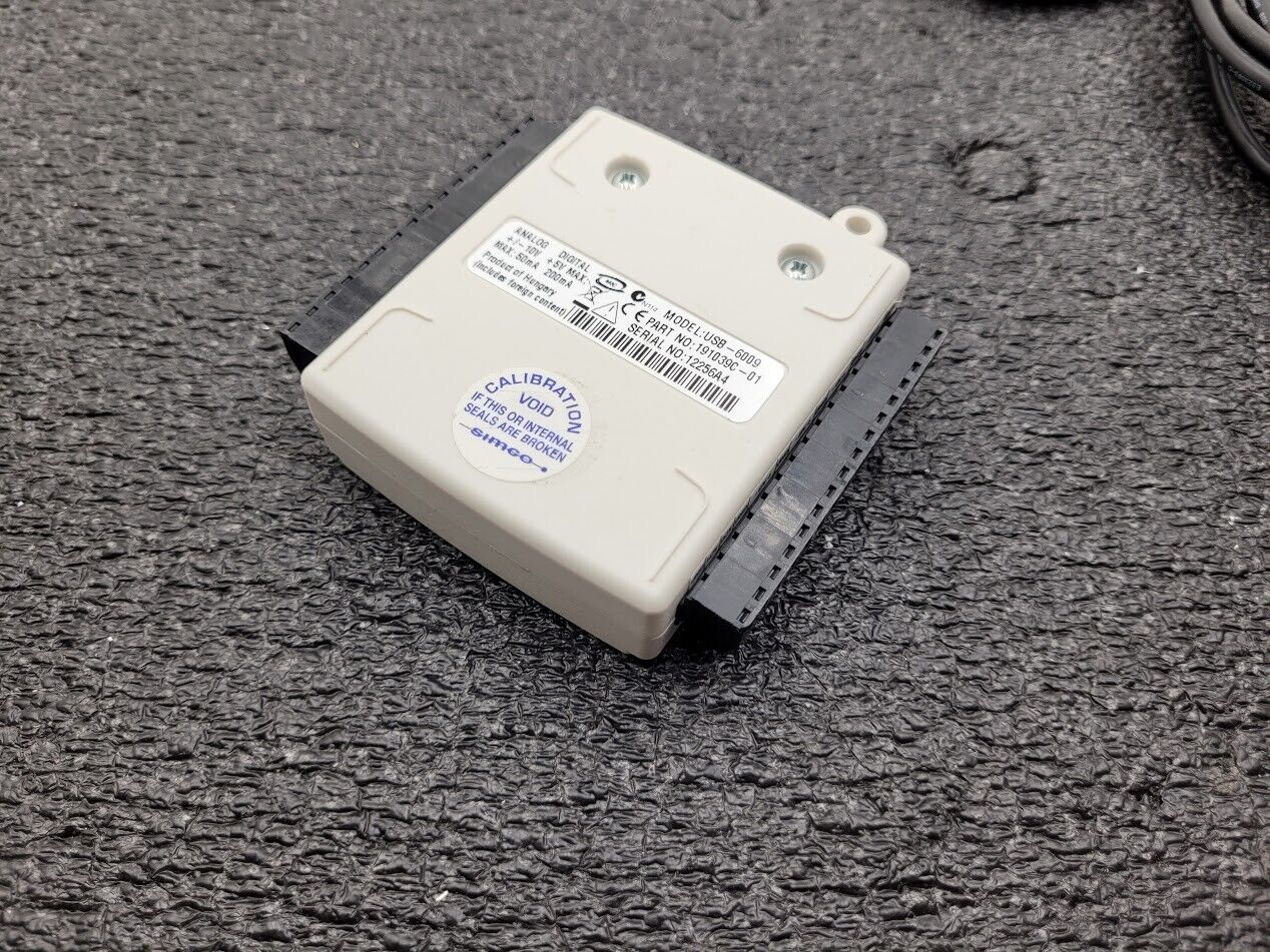 National Instruments USB-6009 Data Acquisition Card NI DAQ Multifunction w/cable