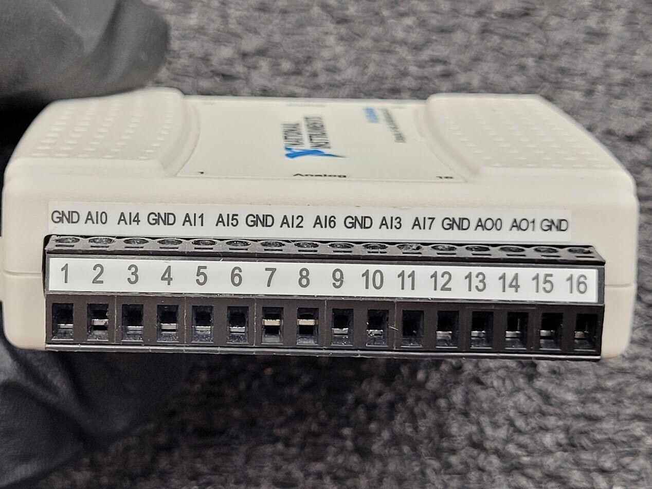 National Instruments USB-6009 Data Acquisition Card NI DAQ Multifunction w/cable