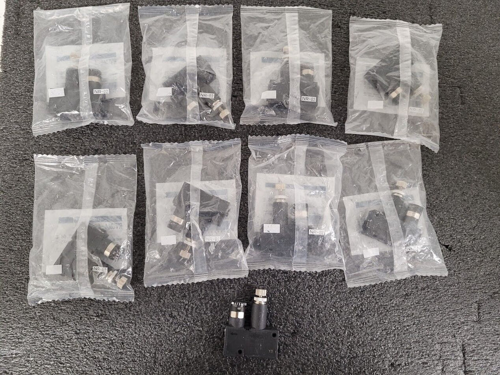 Lot of 9x Pisco RVUM4-4  Inline Pressure Regulator Reducing Valve w/ Gauge