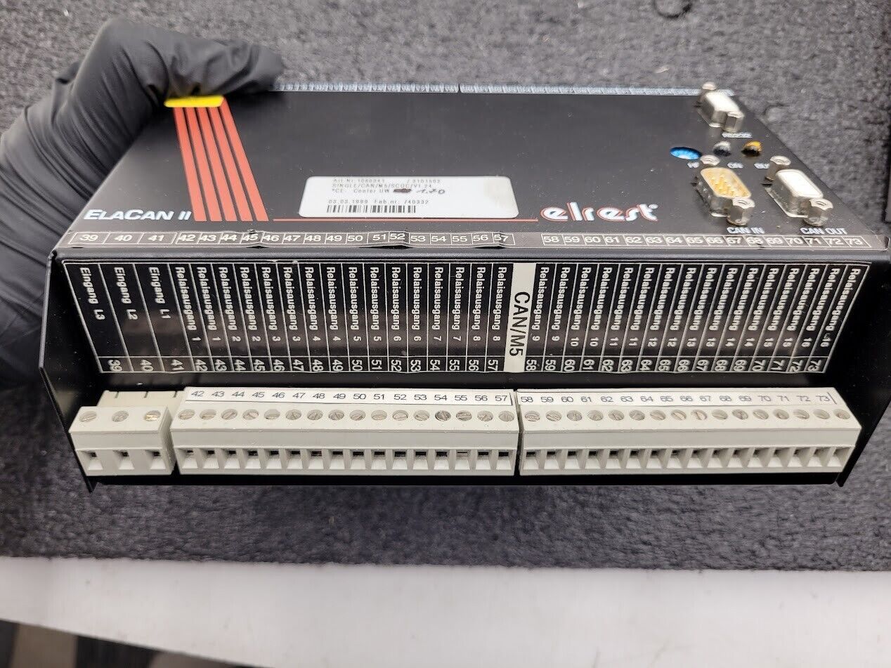 Elrest 1060341 Can In Automation ElaCan II Controller w/ Input Control Panel