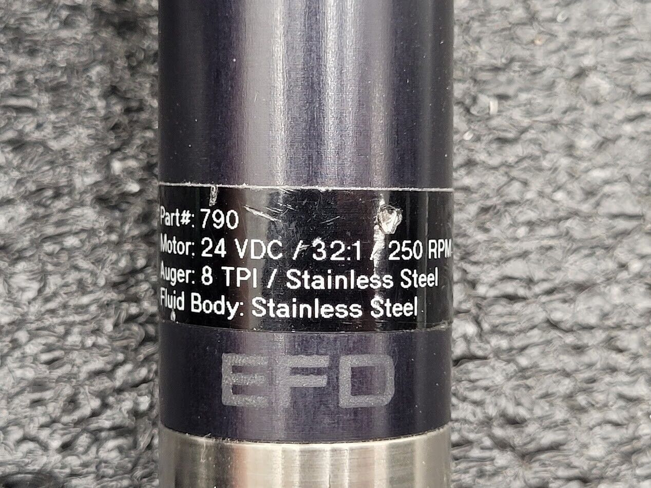 Nordson EFD ValveMate 7090 Dispense System w/ 790 Head 8TPI Auger SS 32:1 250RPM