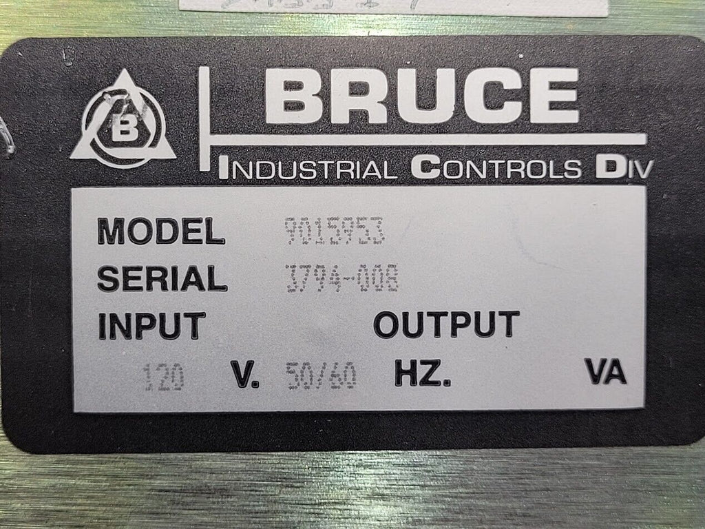 Bruce BTU International 9015953 Rev 1 WASA 8107 Gas Control V-CVD Module