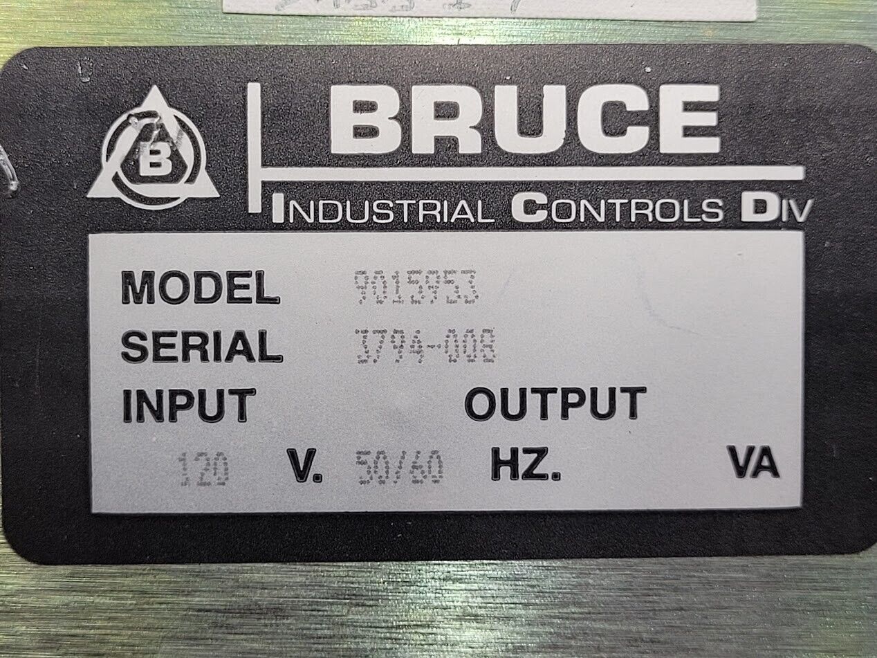 Bruce BTU International 9015953 Rev 1 WASA 8107 Gas Control V-CVD Module