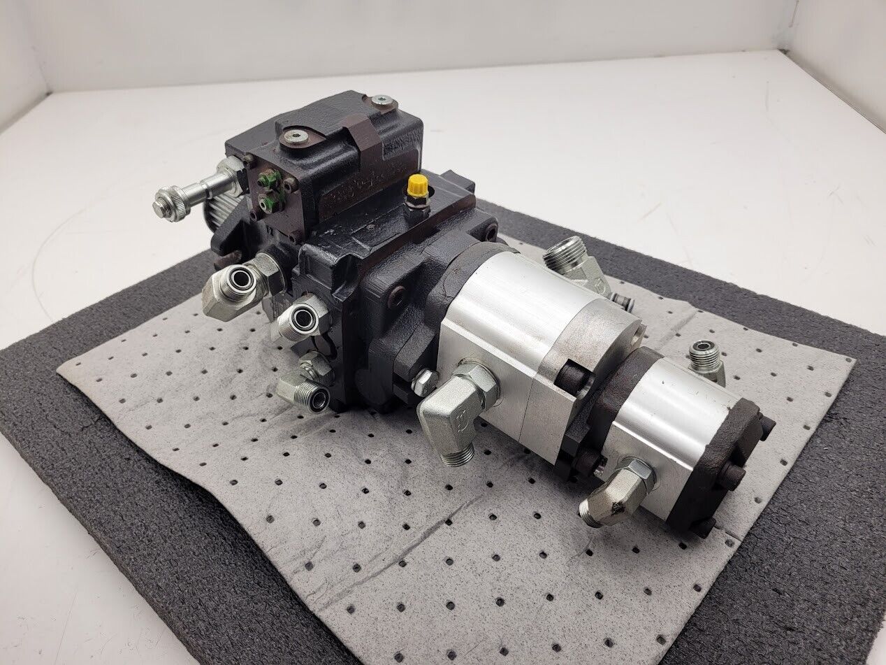 Poclain Hydraulics B47581S 3x Hydraulic Pump Stack CCW Rotation